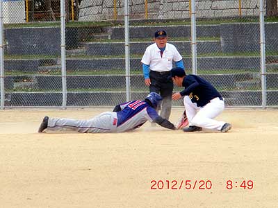 遠い1点、あと1本が出ず 写真1